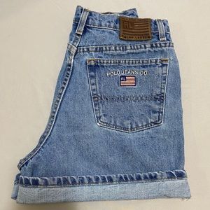 SOLD Polo Ralph Lauren High-rise Jean Shorts